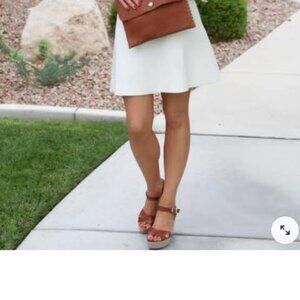 J.crew A-line skirt Ivory/cream